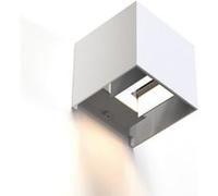 Luminaire mural WiFi, carré,10 cm ,IP44 pour l’intérieur et extérieur blanc Blanc G