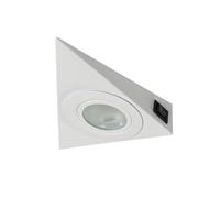Luminaire pour meuble ZEPO - Spot encastrable G4 10W - Design compact 130x130mm - Acier et verre