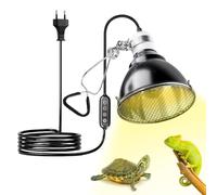Luminaire Pour Reptile,E27 200W Lampe Chauffante Pour Terrarium En Dôme,Réflecteur De Lampe De Terrarium,Abat-Jour Pour Lampe Chauffante Pour Lampes Infrarouges,UVA UVB,Sans Ampoule,Dragons Barbus