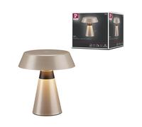 Luminaire Rechargeable Lirox Ip44 White Switch Champagne#Noir