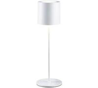 Luminaire rechargeable Tuni IP44 gradable 2700K Blanc dépoli Blanc dépoli G