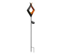 Luminaire solaire connecté SOLAR-Z LED 1X0,06W en acier marron 180x60x820mm