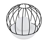 Luminaire solaire connecté SOLAR-Z LED 2X0,2W en acier noir D190mm