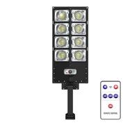 Luminaire Solaire De Jardin, Éclairage Lumineux Décoration Sécurité, Lampadaire Étanche Solaire pour Extérieur, pour le Jardin la Terrasse le Balcon le Terrain de Basketball l'Allée le Parking