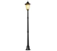 Luminaire solaire extérieur Outsunny classique LED en aluminium étanche, capteur activé par le mouvement PIR, luminosité réglable