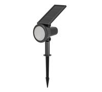 Luminaire solaire extérieur SAMBUCO IP44 LED 3W en matière synthétique noir 175x100x375mm