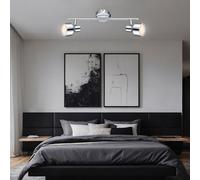 Luminaire Sportif Plafonnier Couloir LED Chrome Spot Mobile 2-Flammig Cuisine