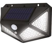 Luminaire Strend Pro SL6251, pour mur/clôture, 100x LED, solaire, détecteur de mouvement, 200 lm
