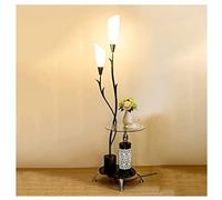 Luminaire sur pied Lampadaire Chambre À Coucher Salon Décoration De La Maison Lampadaire Table À Thé Type Vertical Lampadaire Lumineux Debout Lampe sur pied Lampadaire sur pied ( Color : Black , Size