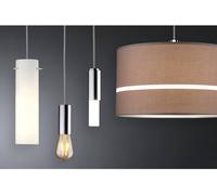 Luminaire sur rail haute tension Paulmann Basic Pendel universel E27 20 W LED blanc, chrome