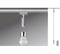 Luminaire sur rail haute tension Paulmann Basic Pendel universel E27 20 W LED chrome (mat), chrome