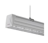 Luminaire suspendu à LED, plafonnier, intensité variable, éclairage d'atelier, montage en série, L 170 cm