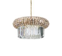 Luminaire Suspendu Classique en Cristal Or DL0050