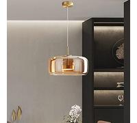 Luminaire suspendu en verre créatif nouvelle chambre à coucher cuisine île hôtel plafonnier intérieur maison lampe suspendue en verre lampe à suspension moderne minimaliste table à manger bar un