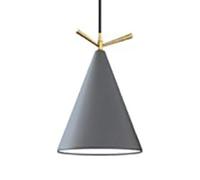 Luminaire Suspendu Minimaliste Et Élégant Suspension en Métal À Une Tête Lustre Triangulaire Bohème Coloré Plafonnier avec Abat-Jour en Métal pour Chambre, Table De Chevet, Bur