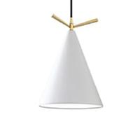 Luminaire Suspendu Minimaliste Et Élégant Suspension en Métal À Une Tête Lustre Triangulaire Bohème Coloré Plafonnier avec Abat-Jour en Métal pour Chambre, Table De Chevet, Bur
