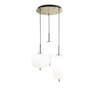Luminaire Suspendu Moderne À LED Design Or Satiné DL0012