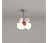 Luminaire Suspendu Moderne en Forme de Nuage Blanc, décoration Rose, Lustre de Plafond, Chambre d'enfant, Chambre à Coucher, Art Minimaliste, plafonnier Durable, Style crème, Mini éclairage pour