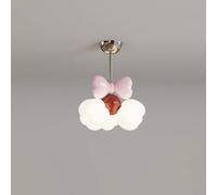 Luminaire Suspendu Moderne en Forme de Nuage Blanc, décoration Rose, Lustre de Plafond pour Chambre d'enfant, Chambre à Coucher, Art Minimaliste, plafonnier Durable à encastrer, Style crème, Mini
