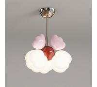 Luminaire Suspendu Moderne en Forme de Nuage Blanc, décoration Rose, Lustre de Plafond pour Chambre d'enfant, Chambre à Coucher, Art Minimaliste, plafonnier Durable à encastrer, Style crème, Mini