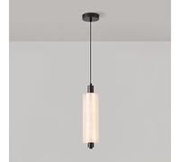 Luminaire suspendu moderne en laiton à intensité variable - Lampe suspendue à LED réglable pour chambre à coucher, salon, couloir - Éclairage de lustre de plafond élégant (laiton, B) Beauty Comes