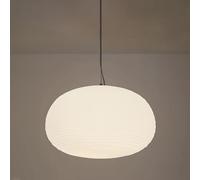 Luminaire Suspendu Pour Îlot de Cuisine Intérieur, En Verre Soufflé Transparent, Finition Blanche, Style Ferme Moderne, Au-Dessus de L'Évier./Un