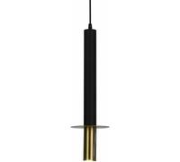 Luminaire suspendu pour îlot de cuisine Lampe suspendue cylindrique minimaliste en fer antirouille, design disque, lampe à suspension à tube long 5W LED, lampe suspendue à tête for évier, chevet, îlot