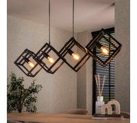 Luminaire suspension cube en métal RUBI