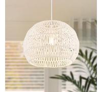 Luminaire Suspension en Forme Rond avec Corde Réglable