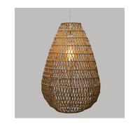 Luminaire Suspension En M?Tal & Papier D 37.5 Cm Beige Beige