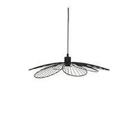 Suspension ""Fleur"" métal noir D57cm - Atmosphera createur d'interieur