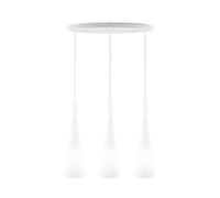 Ideal Lux MILK SP3 éclairage de plafond Blanc E27