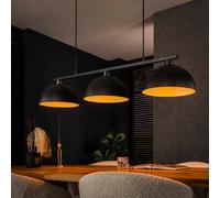 Luminaire suspension moderne en métal strié KONE