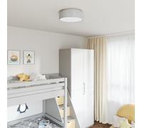 Luminaire Vidaxl Avec Abat-Jour Étoilé Gris Ø 38 Cm Tissu E27