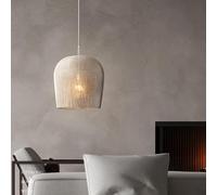 Luminaires de Cuisine Noire décorée pendante île Room en Bambou tissé Lustre Grand Panier Suspendu plafonnier mi-siècle Pendentif Gothique Moderne pour Chambre à Coucher , pendante (da