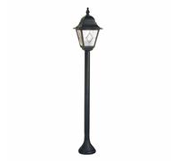 Luminaires de Jardin Noir Rustique Design 109cm Haut Lampadaire Route Extérieur
