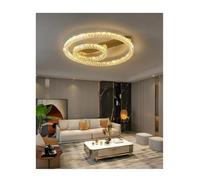 Luminaires de Plafond, Lustre de Salon, Suspension Ovale Moderne pour Salle à Manger, Lampe Suspendue de Luxe en Cristaux K9, luminaire décoratif en Acier INOX