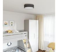 Luminaires de plafond vidaXL avec abat-jour étoilé Noir Ø 38 cm Tissu E27