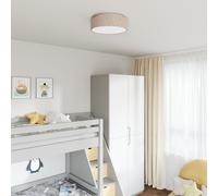 Luminaires de plafond vidaXL avec abat-jour étoilé Taupe Ø 38 cm Tissu E27