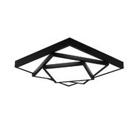 Luminaires du Milieu du siècle, plafonnier encastré à LED de Forme carrée en L, plafonnier géométrique Moderne, luminaire encastré près du Plafond pour Salon, Cuisine, Salon, Chambre à Coucher