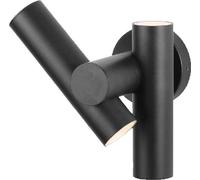 Luminaires extérieurs - Appliques murales réglables - IP44 - corps noir - 6 Watt - 620 lumens - 4000K