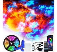 Luminaires LED en Forme de Nuages pour Chambre, luminaires de Plafond Effet Nuage, éclairage LED Doux, luminaires de Plafond Effet Nuage avec lumières, éclairage d'ambiance 3D effe