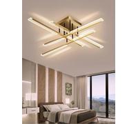 Luminaires LED intensité variable pour plafond Luminaires modernes économie d'énergie pour plafond intérieur Luminaire simple pour plafond de salon Luminaire semi encastré pour plafond pour (94cm)