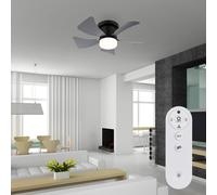 Luminaires Plafond Ventilateur de Cuisine Télécommande Minuteur Tdc LED