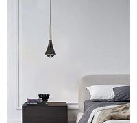 Luminaires suspendus à LED, éclairage suspendu minimalisme pour îlot de cuisine, lampes suspendues suspendues pour chevet de chambre à coucher, mini-bar à lumière chaude 7W 3000K éclairage 1 lumière