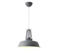 Luminaires Suspendus industriels en Blanc pour Salon E26, Lampe de Grange Suspendue, Lampe de Bureau contemporaine, éclairage de Plafond Suspendu d'intérieur Nordique, Lampe Suspendue de Couloir