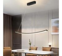 Luminaires Suspendus linéaires à LED incurvés Modernes, lustres à LED à intensité Variable, luminaires Suspendus linéaires incurvés pour Salle à Manger, Cuisine, Bureau