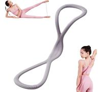 Luminaldo/VictoriousAct/Novealcrbe Resistance Bands, Figure 8 Bands d'exercices pour Femmes Hommes, Bandes de Pilates Résistance, Yoga Fullbody tirant la Corde, pour Travailler (1PcC)