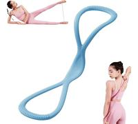 Luminaldo/VictoriousAct/Novealcrbe Resistance Bands, Figure 8 Bands d'exercices pour Femmes Hommes, Bandes de Pilates Résistance, Yoga Fullbody tirant la Corde, pour Travailler (1PcB)