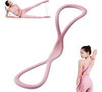 Luminaldo/VictoriousAct/Novealcrbe Resistance Bands, Figure 8 Bands d'exercices pour Femmes Hommes, Bandes de Pilates Résistance, Yoga Fullbody tirant la Corde, pour Travailler (1PcA)